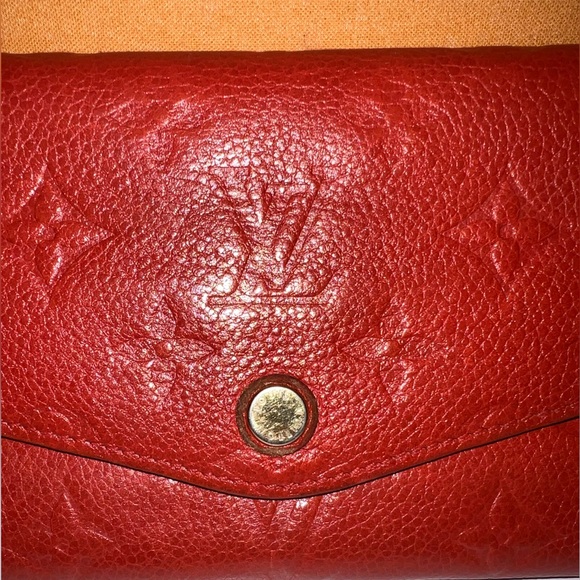 LV Monogram Empreinte Leather Curieuse Wallet - Picture 9 of 13